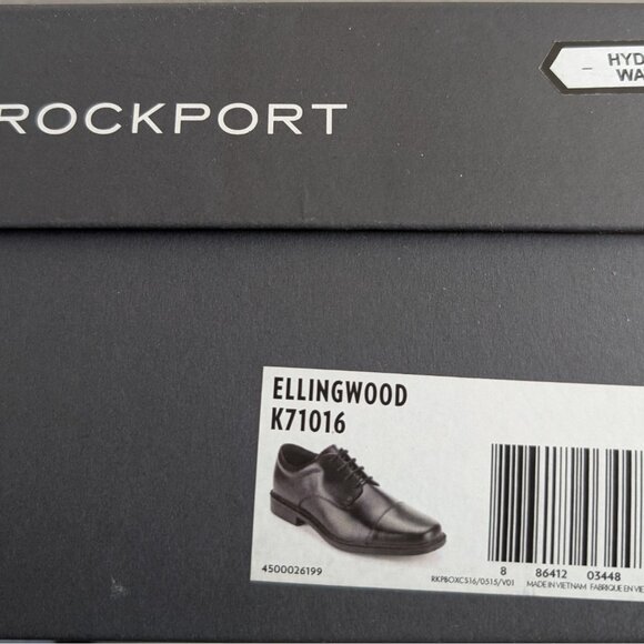 Rockport Men\'s Shoes - Ellingwood - Black - Size 13 XW